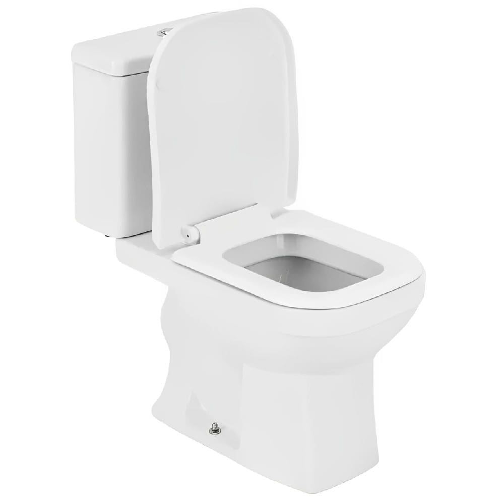 Kit Vaso Sanitário com Caixa Acoplada Quadra 3/6 Litros Branco - DECA