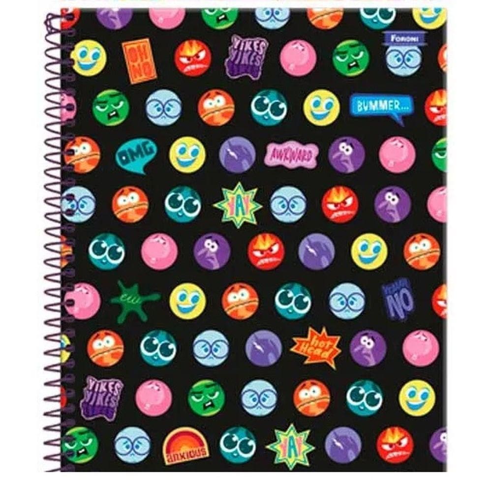 Caderno Univ. 10Mat 160Fls Divertidamente 2 Capa 4- Foroni