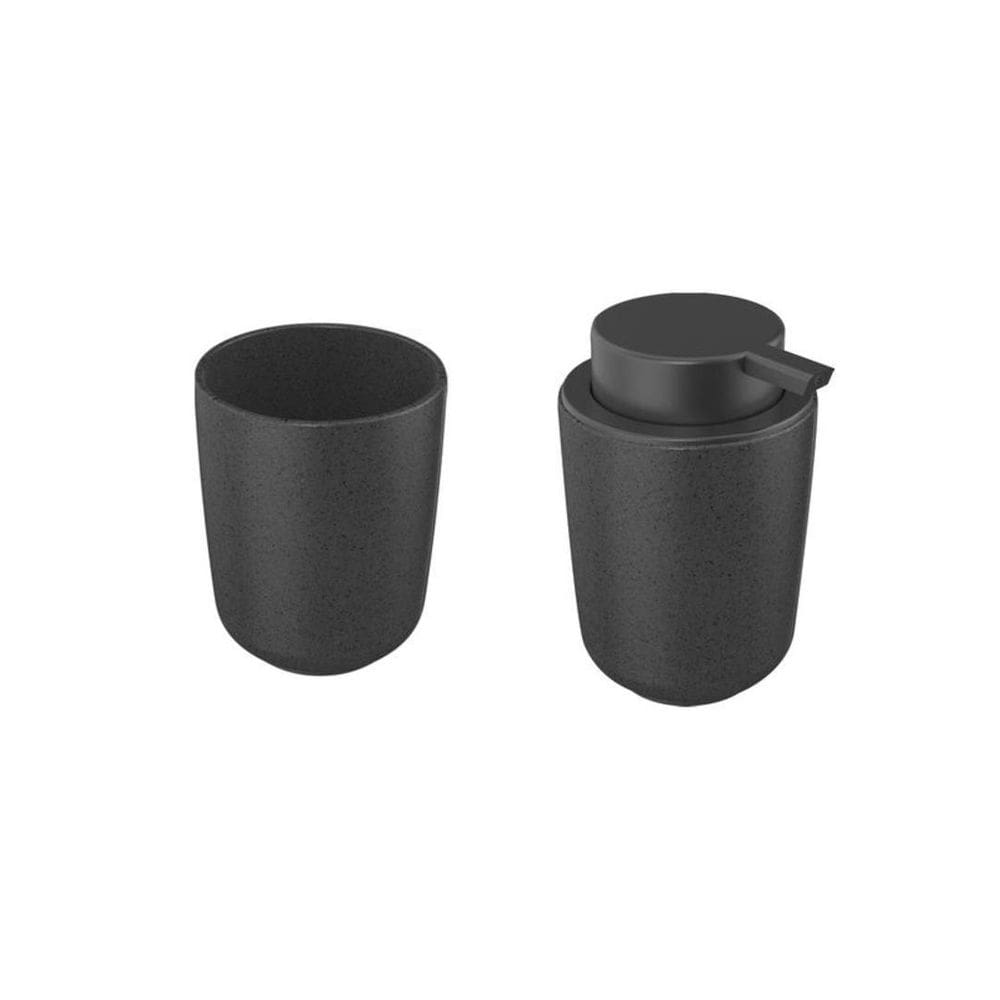 Kit Porta Sabonete E Porta Escova Osaka Ou Banheiro Lavabo