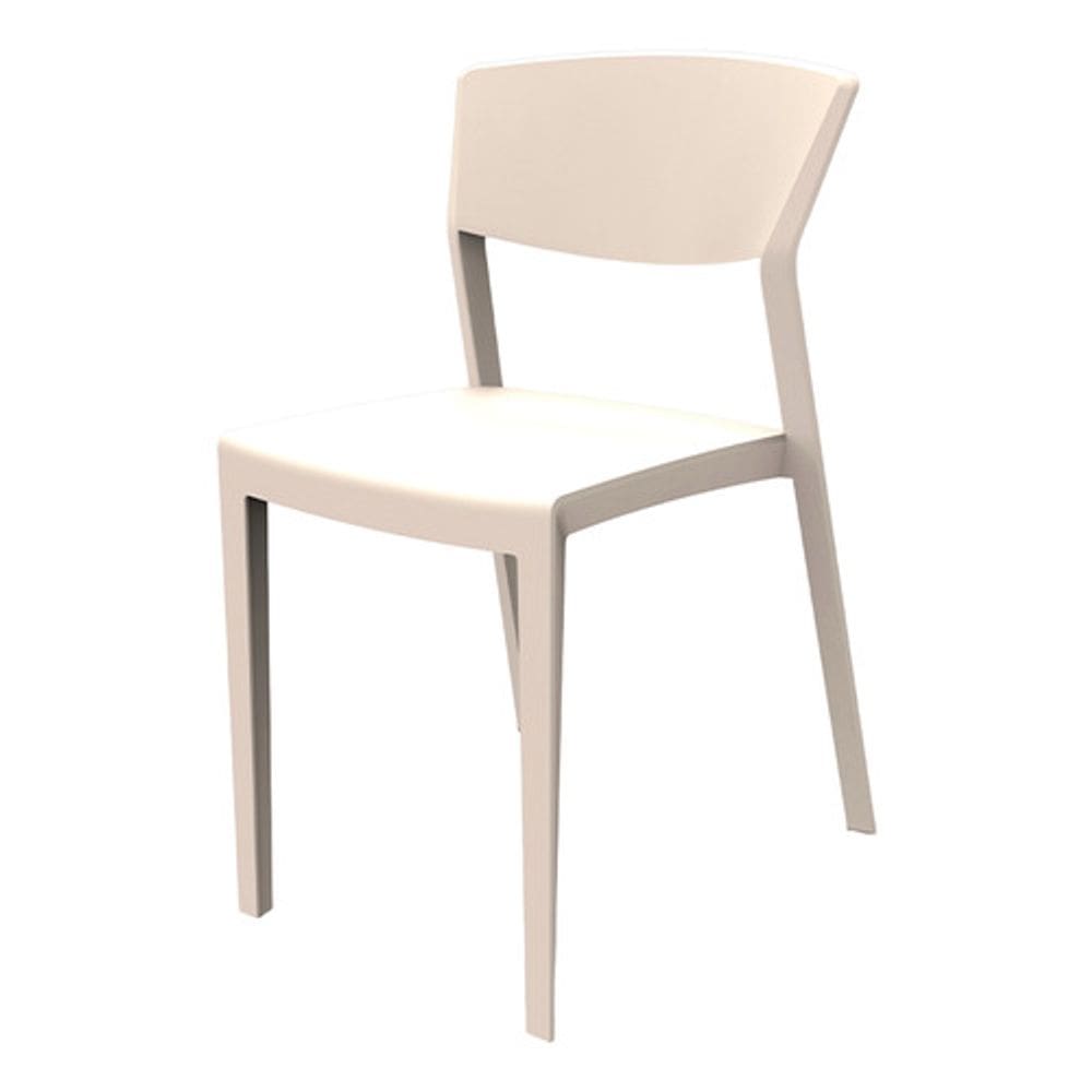 Cadeira Polipropileno Bege 79×47cm Im In Home