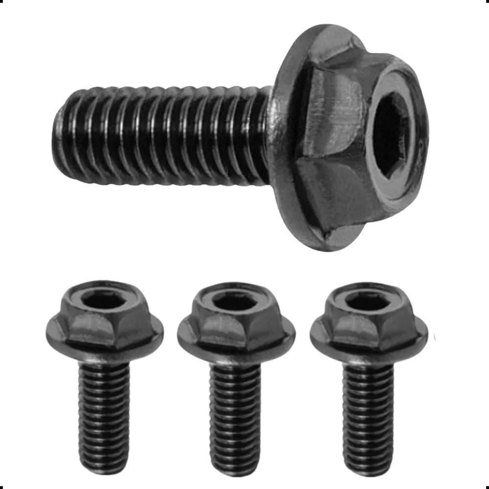Jogo 4 Parafuso Compativel Makita Bosch Rosca Esquerda E M6