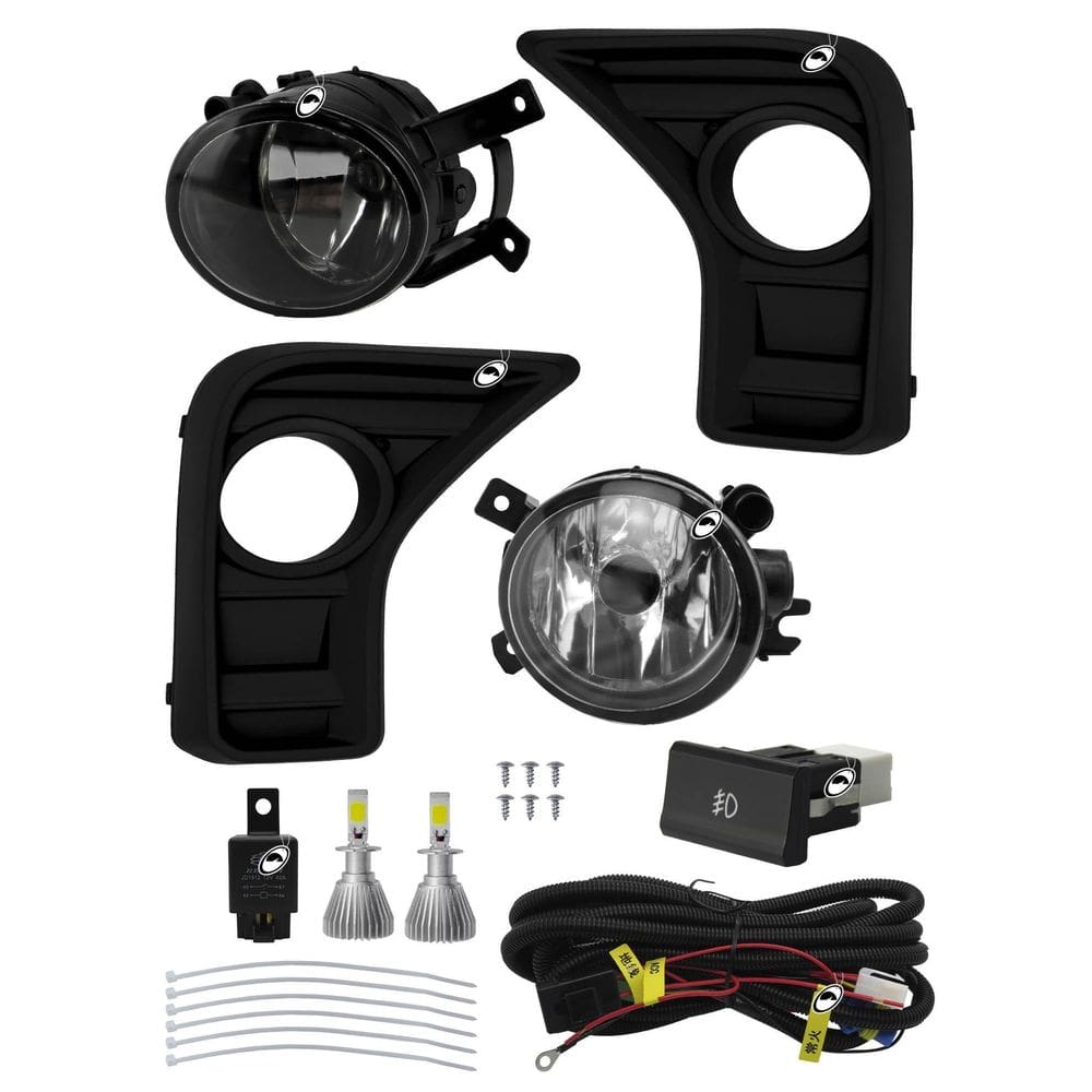 Kit Farol Milha Neblina Saveiro G8 2024 Em Diante Botão