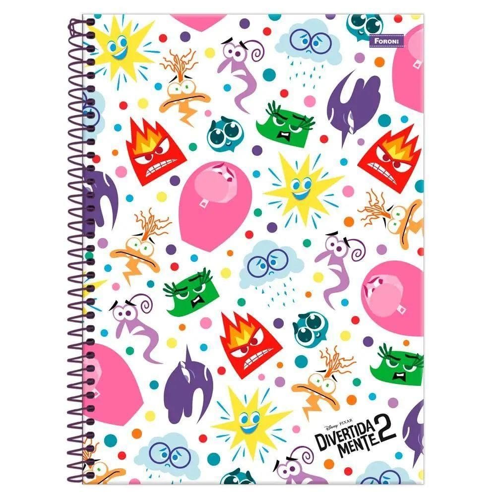 Caderno Univ. 10Mat 160Fls Divertidamente 2 Capa 2- Foroni