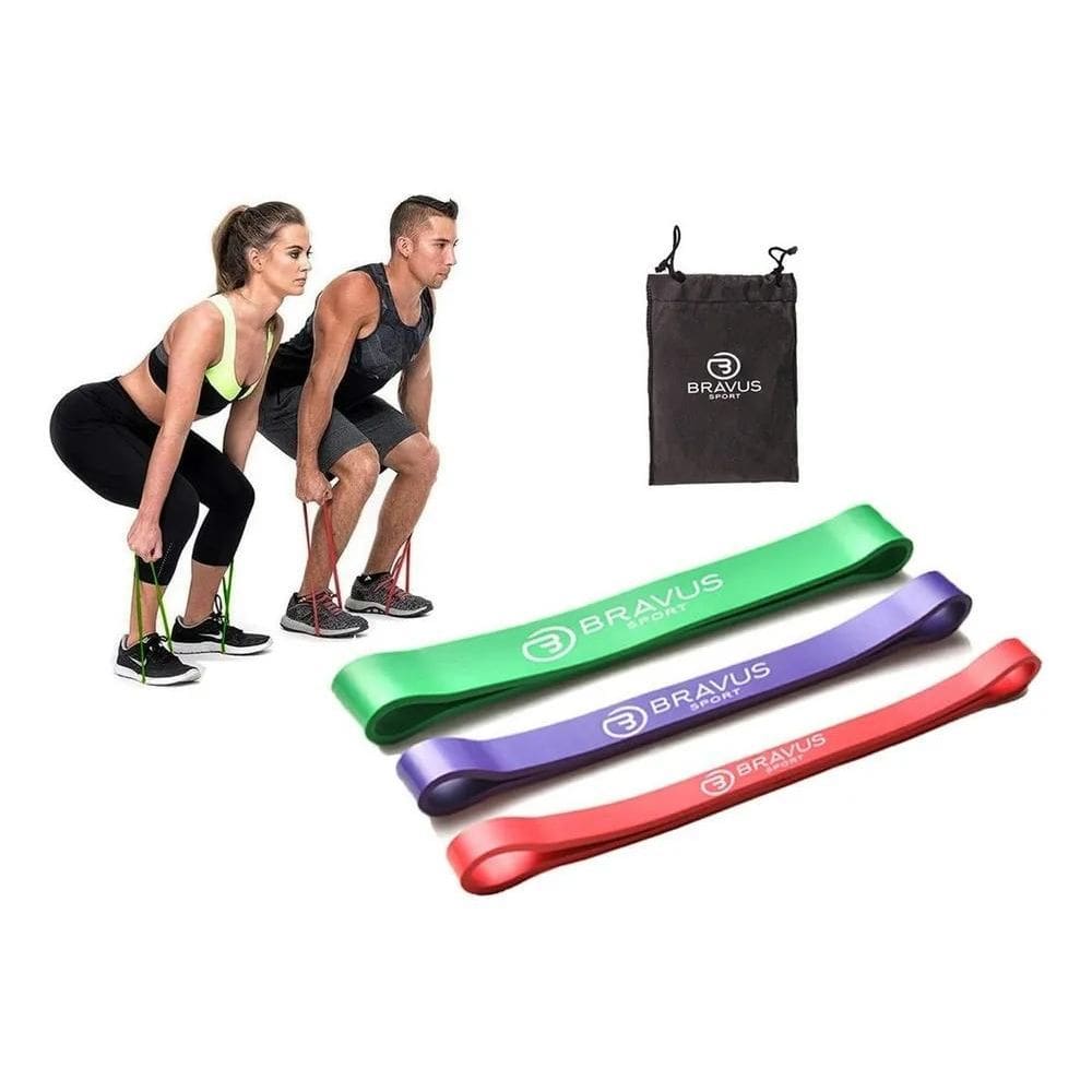 Kit 3 Super Mini Bands Forte,Super Forte E Super Extra Forte