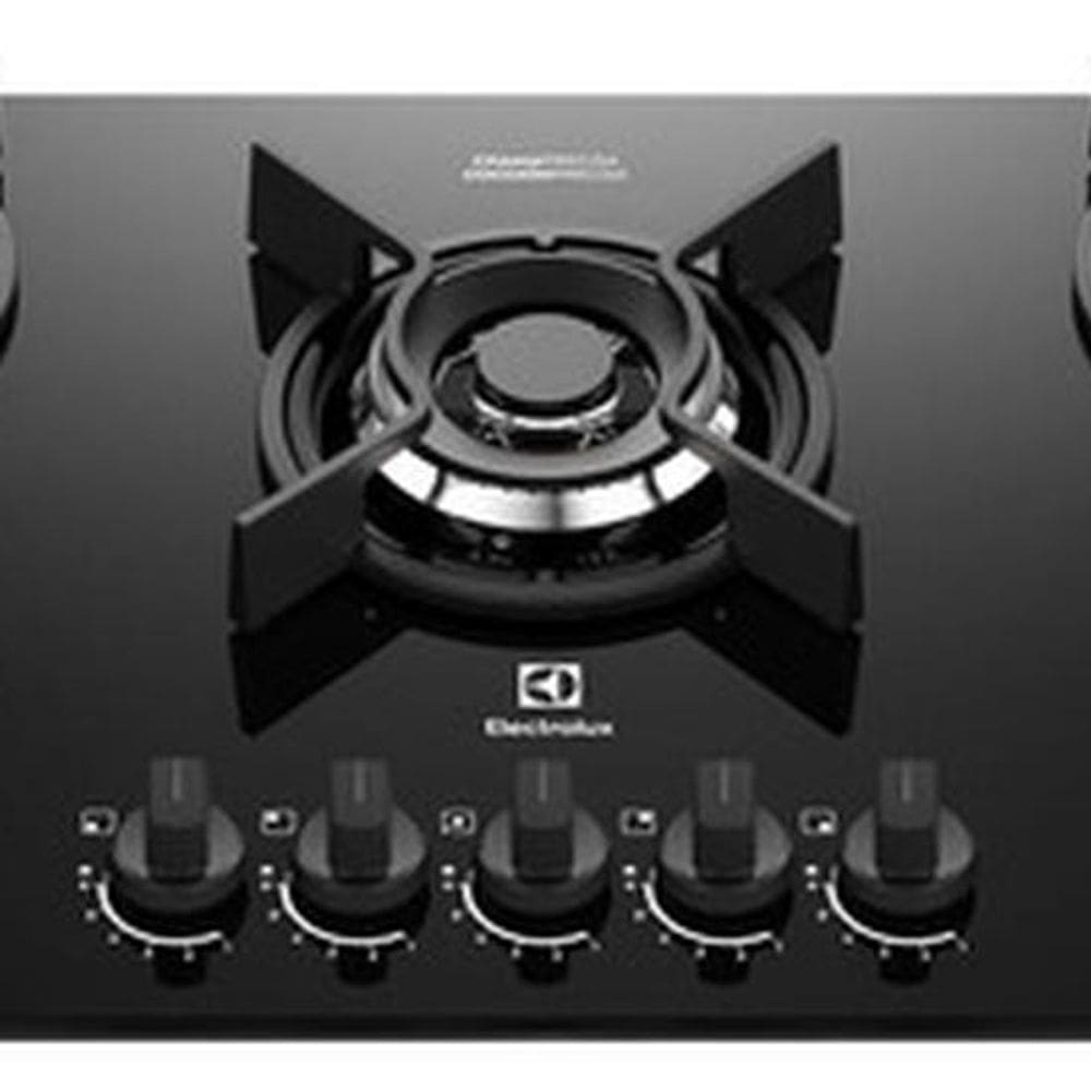 Cooktop Gas 5 Bocas Preto Electrolux Experience Ke5gc