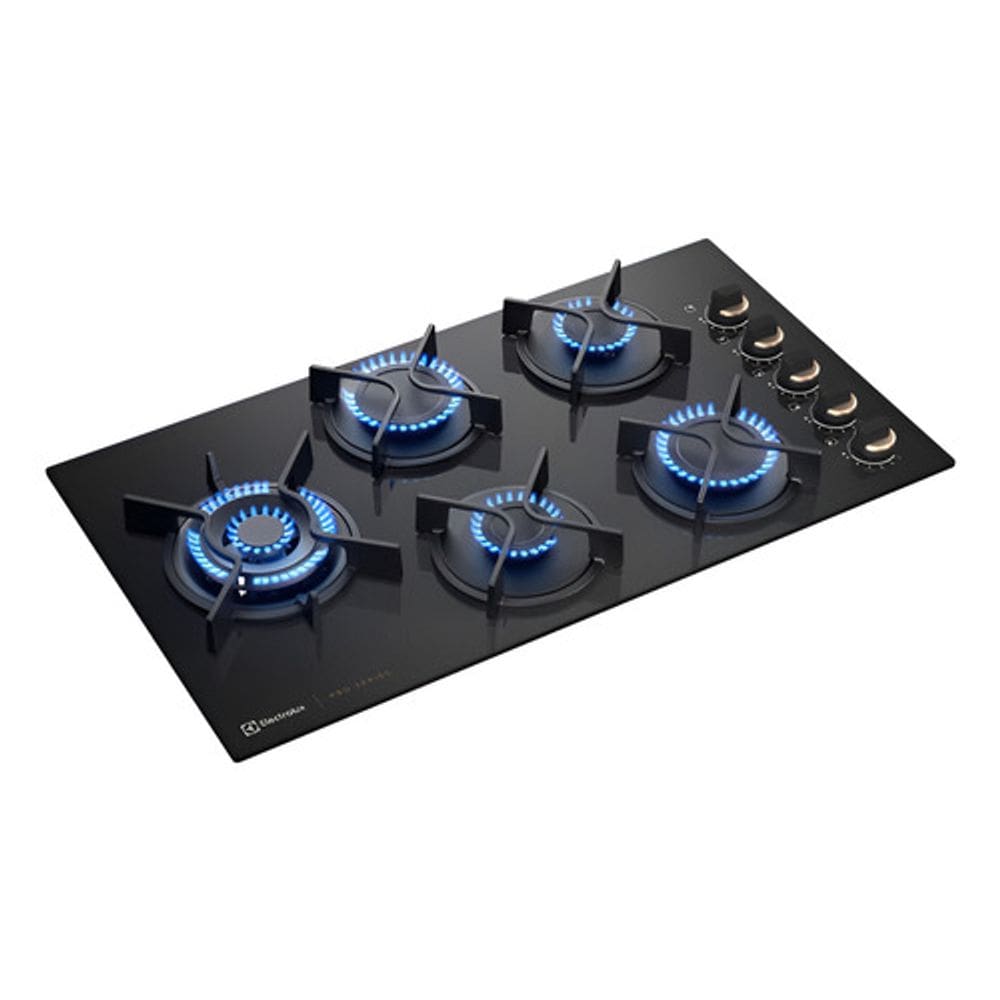 Cooktop Gas 5 Bocas Preto Electrolux Pro Series Ke5ps