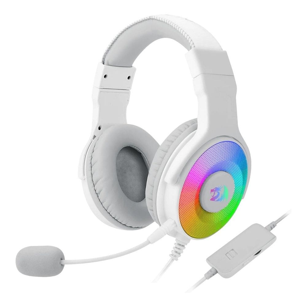 Headset Gamer Redragon Pandor  H350w-rgb 7.1 Usb - Branco