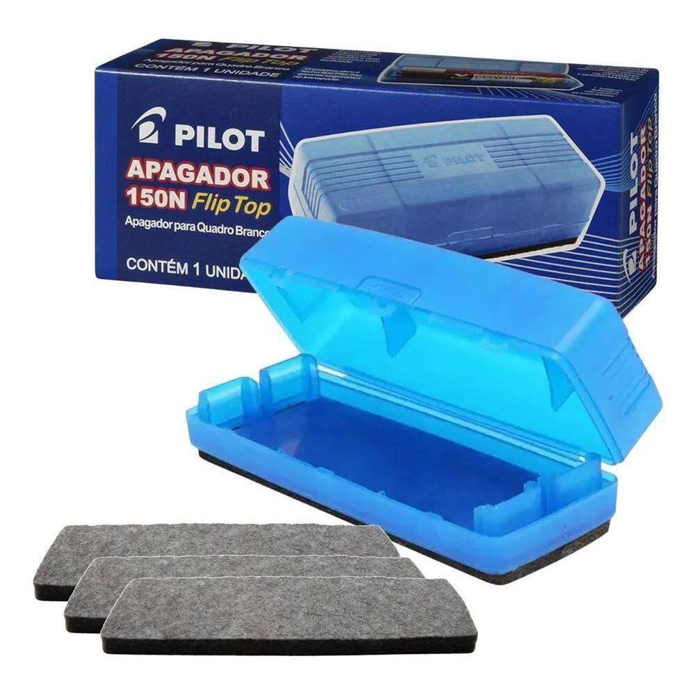 Apagador Pilot Para Quadro Branco 150N + 3Un Refil Feltro