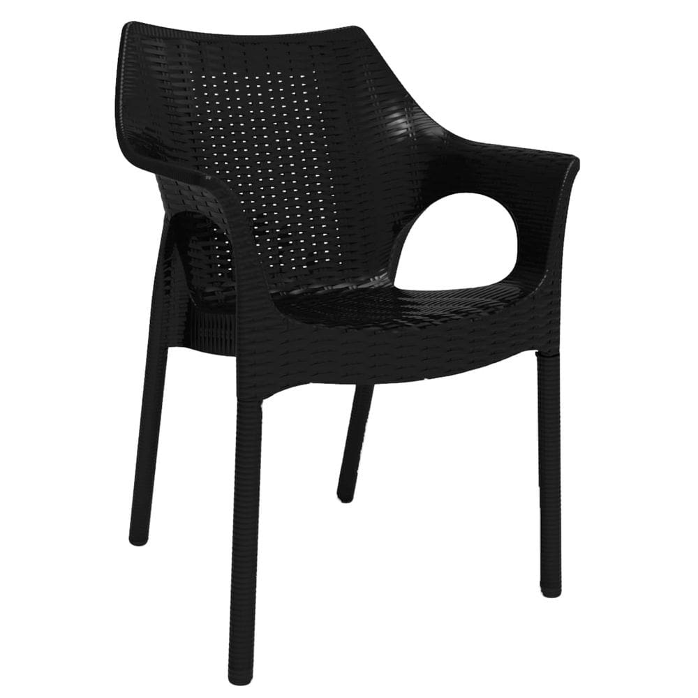 Cadeira Relic em Polipropileno Preto Im In