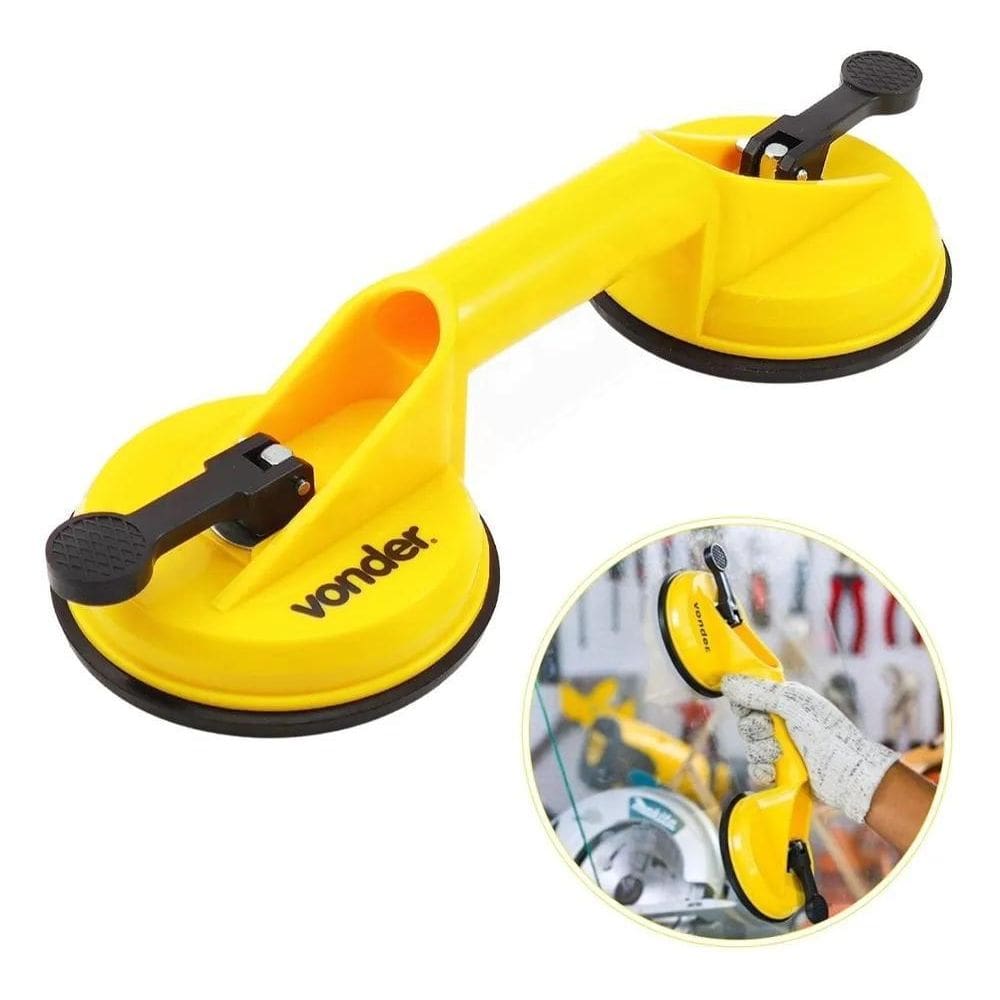 Ventosa Dupla Vonder Para Vidros, Porcelanatos 50Kg