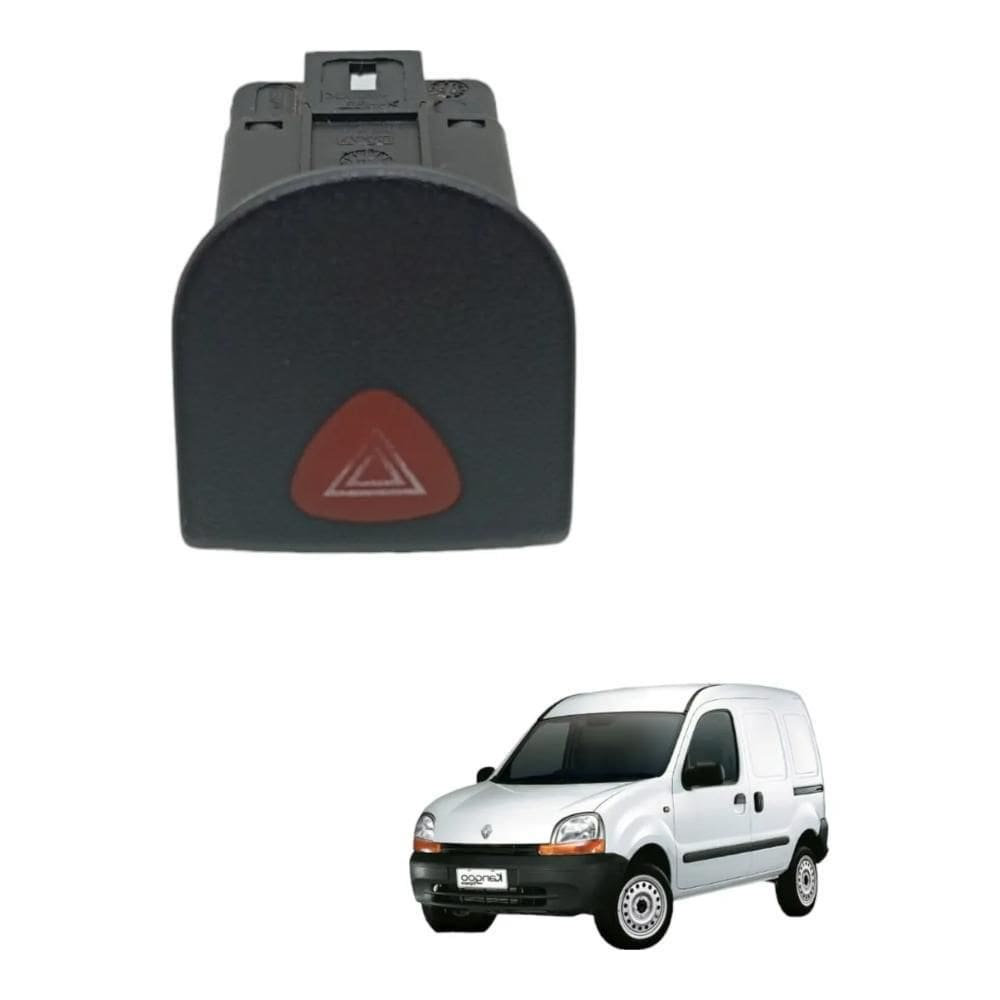 Botao Pisca Alerta Renault Kangoo Furgao 25177