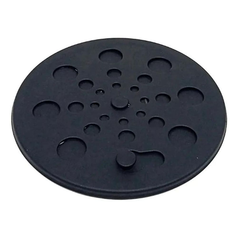 Tampa Para Ralo Grelha Redonda 10Cm Abre/ Fecha Preto
