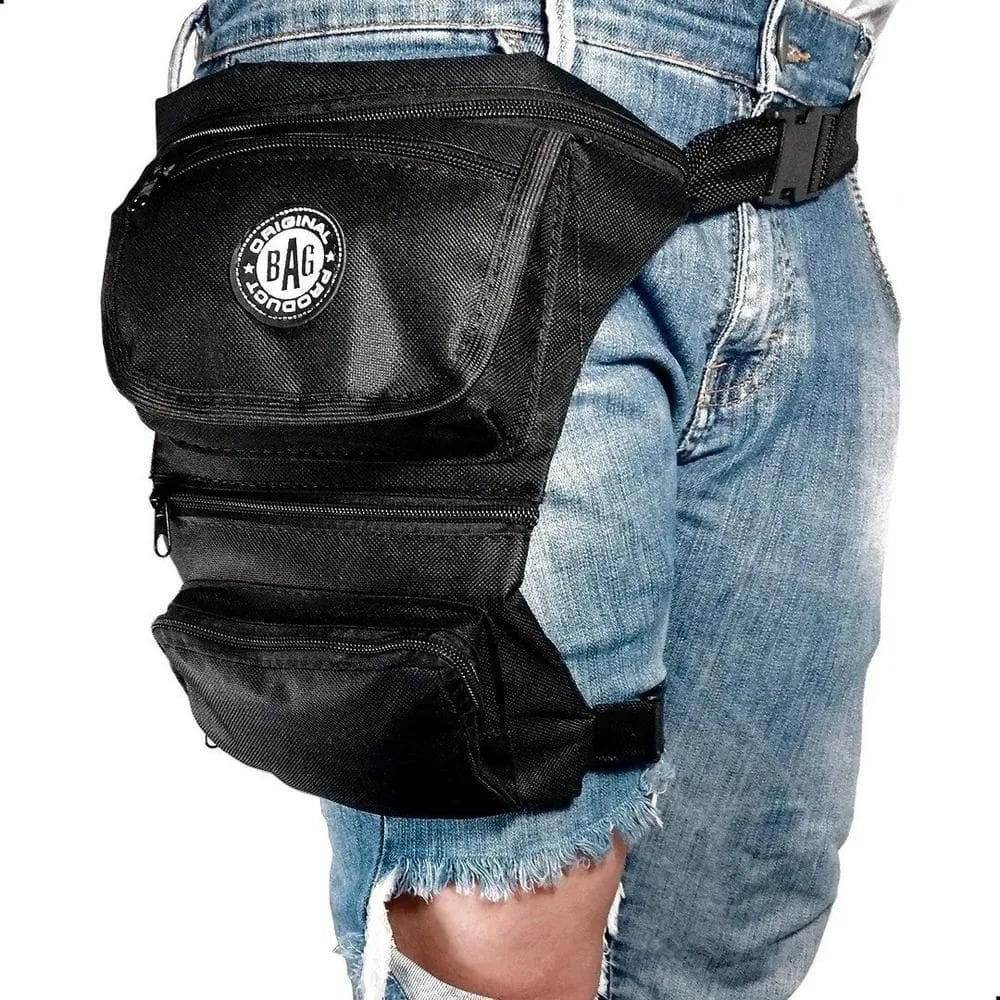 Pochete Cartucheira De Perna Trilha Motoboy Camping Multiuso