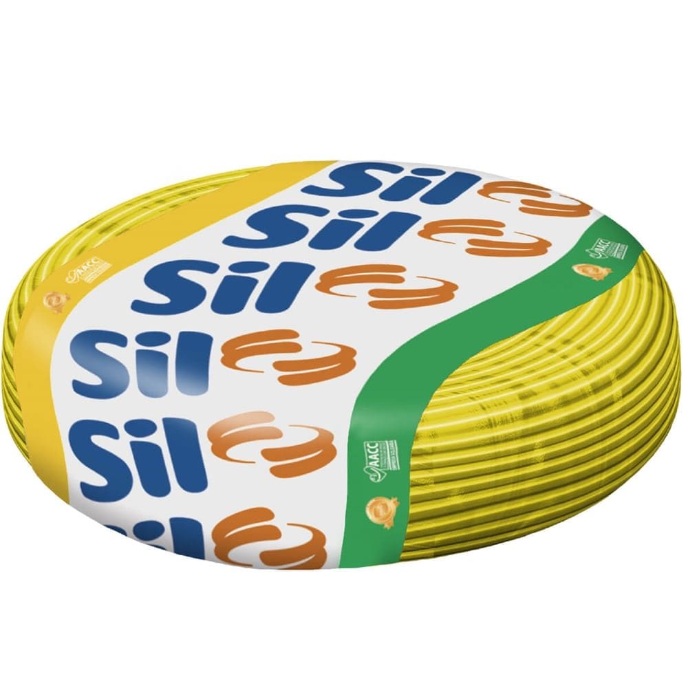 Cabo Flexivel Amarelo 750V 1,00Mm 100M Sil