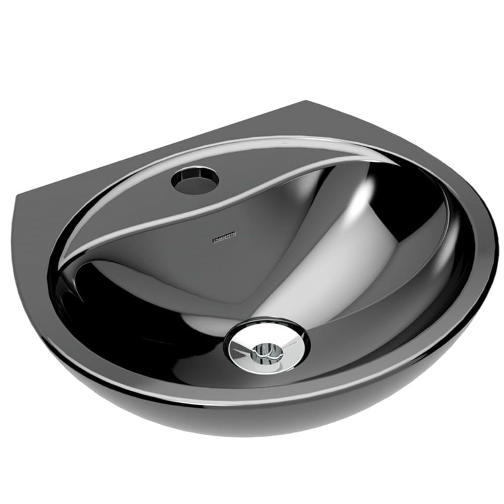 Lavatório Suspenso Way Preto LS-30 - 7714043 - LORENZETTI