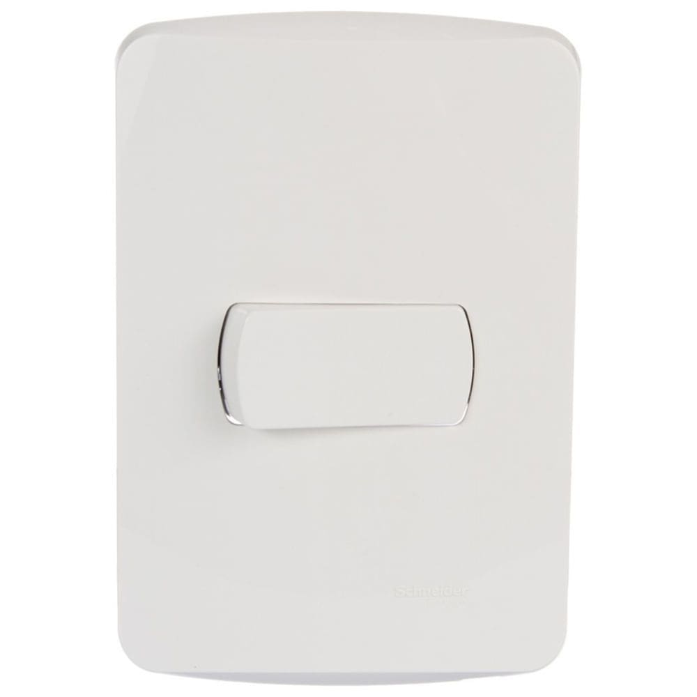 Conjunto Interruptor Simples 10 Amperes 250 Volts Branco Miluz - S3B62010 - SCHNEIDER