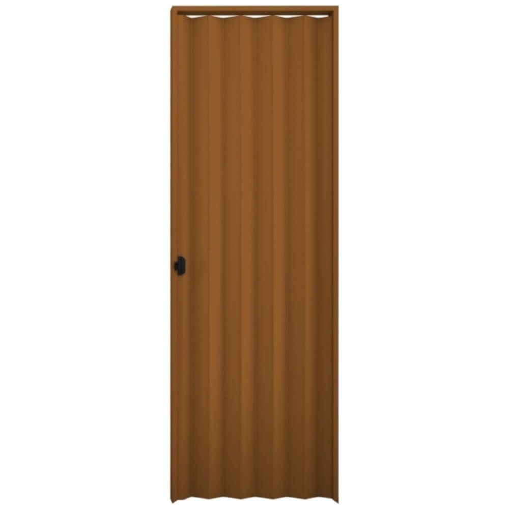 Porta Sanfonada PVC Mogno 2,10x80cm - 821.6 - PLASBIL