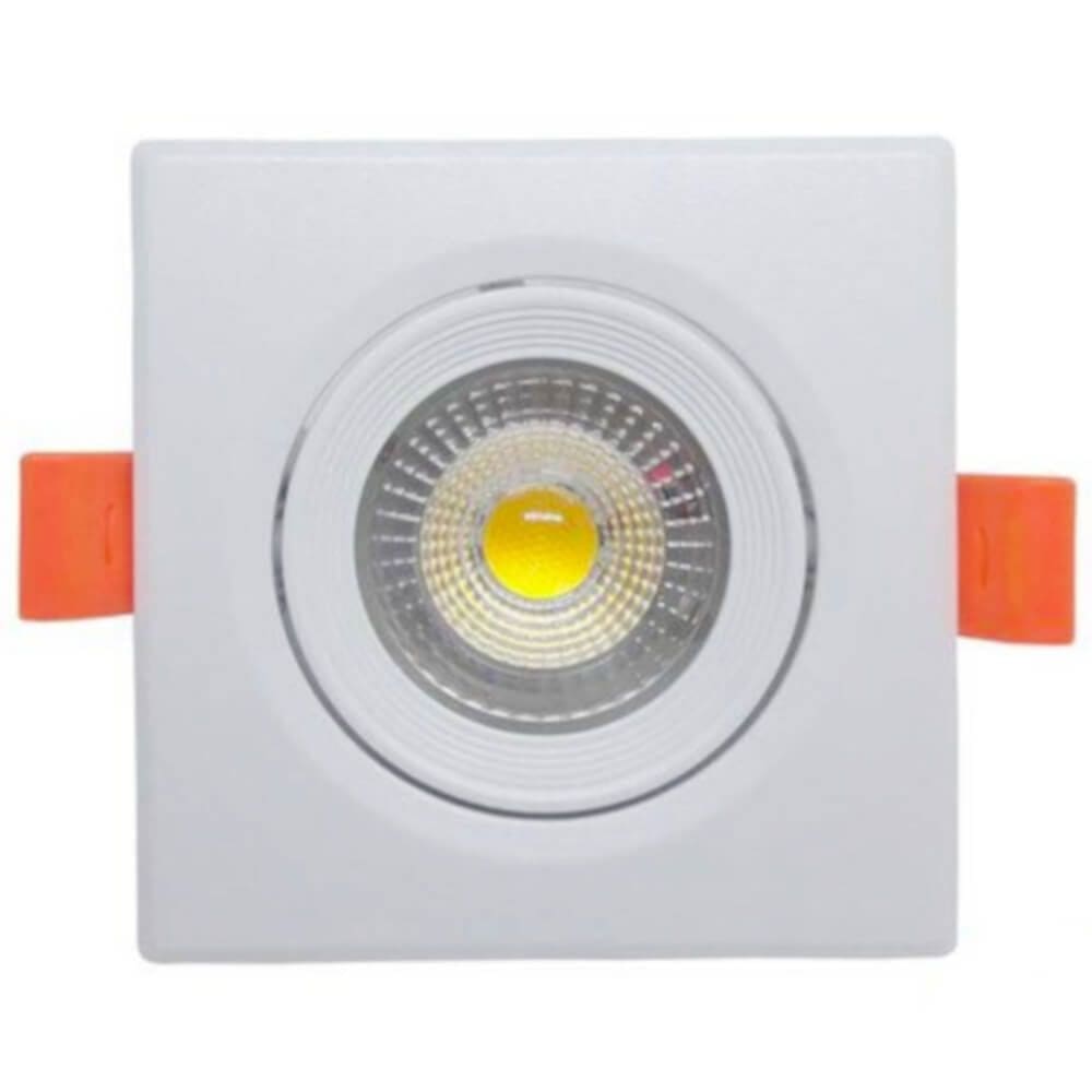 Mini Spot Quadrado Superled 3 Watts 6400K - 05612 - OUROLUX