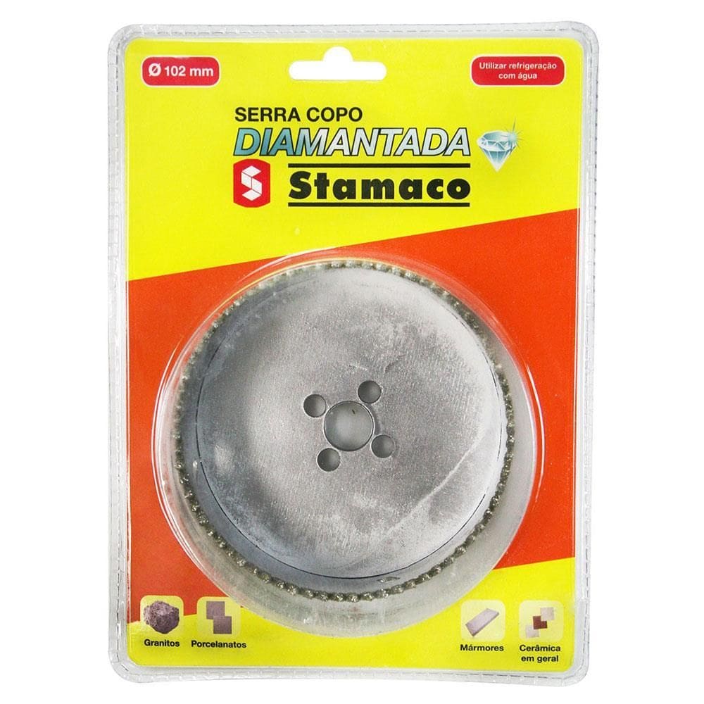 Serra Copo Diamantada 102mm - 1942 - STAMACO