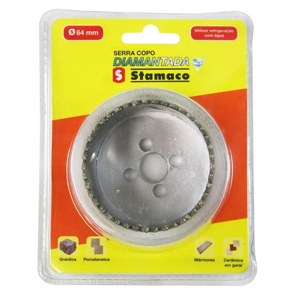Serra Copo Diamantada 64mm - 1898 - STAMACO