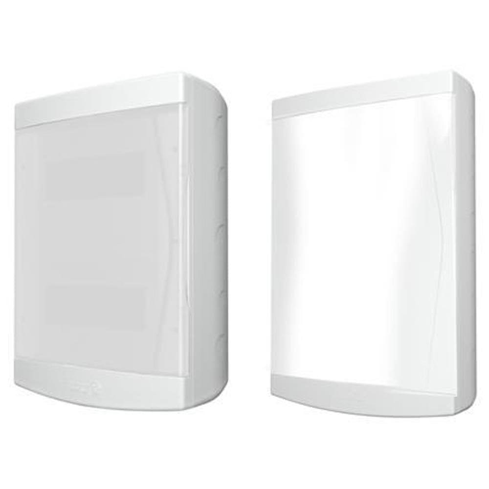 Quadro de Distribuição Sobrepor para 12/16 Disjuntores com Barramento Porta Branca - 33.04.858.0 - TIGRE