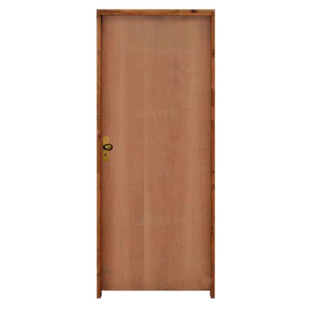 Porta Lisa Padrão Imbuia 62x210cm Batente 12 Direita - RD1051D - RODAM