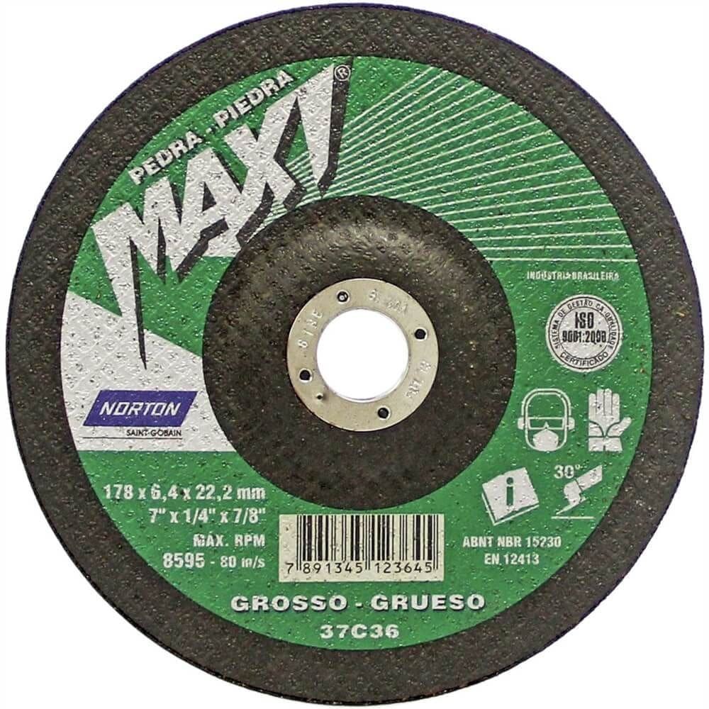 Disco de Desbaste BDA 670 180x6,4x22,23mm - 66252842941 - NORTON