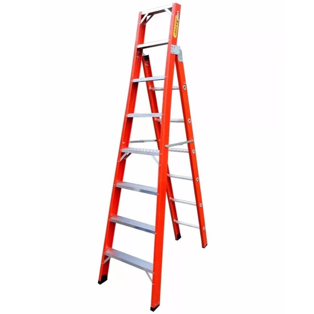 Escada de Fibra de Vidro Tesoura e Singela 8 a 13 Degraus - ETS401 - ESCAFORT