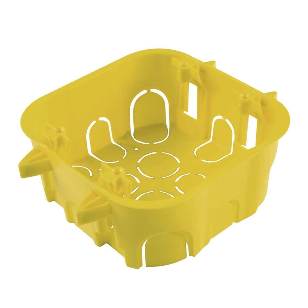 Caixa de Embutir Drywall 4x4 Amarela- 57500072 - TRAMONTINA