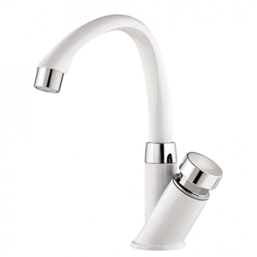 Torneira para Lavatório de Mesa Bica Alta Móvel 1/2”” Branco Cromo - 300000654 - TIGRE