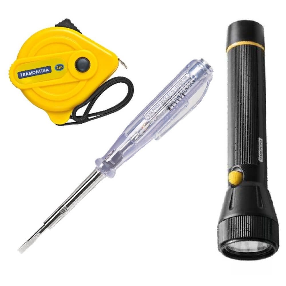 Kit de Ferramentas com 3 Peças - 43408133 - TRAMONTINA