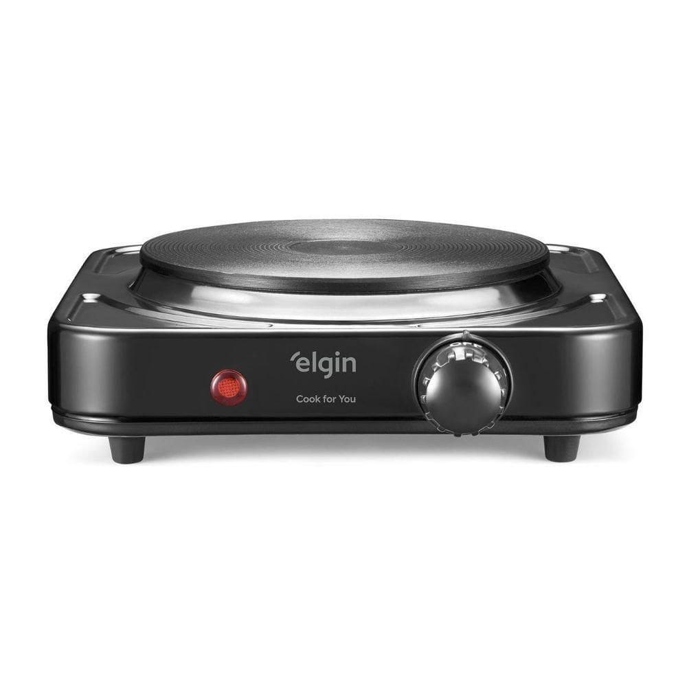 Fogão Elétrico Portátil Elgin 1 Boca 1000wCook For You 110V