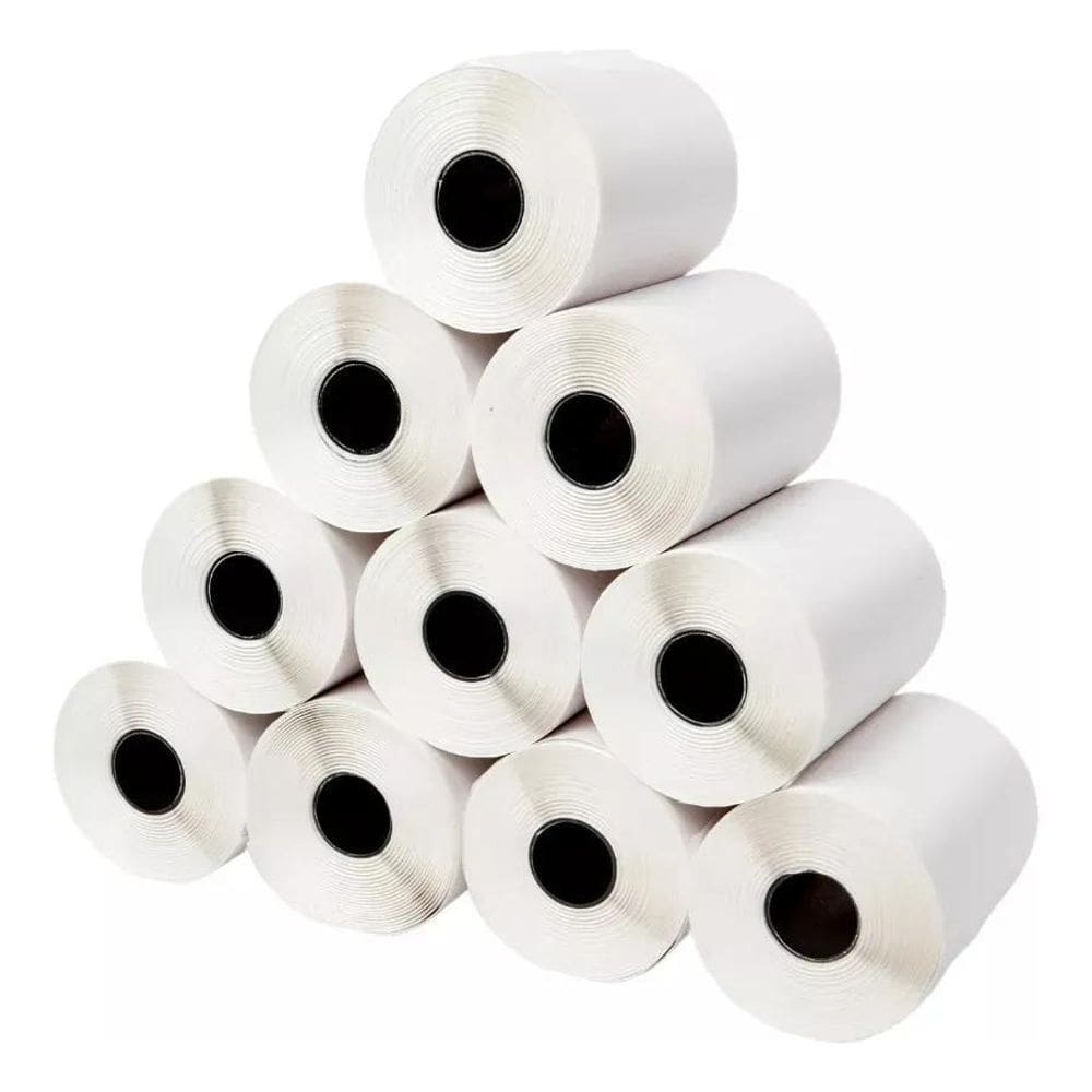 5 Rolos Etiqueta 10X15 100X150 Térmica Serrilha Zebra Elgin