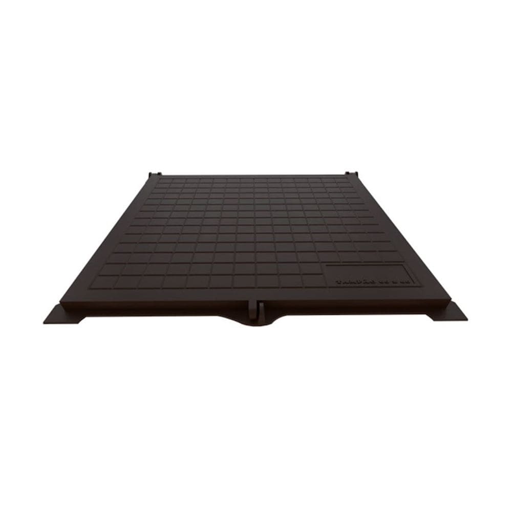 Tampão Articulado S Rebaixo Passagem Inspeção Marrom 70x70cm