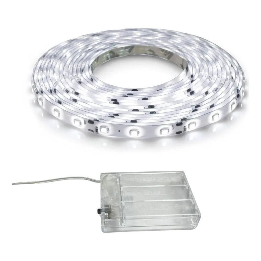 Fita Super Led 2M Metros Branco Quente Frio Sem Fio 120 Leds