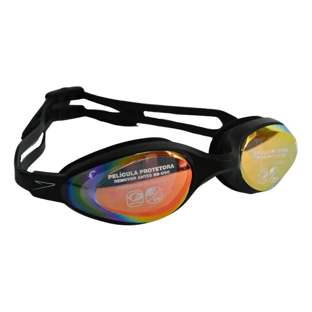 Óculos Natação Speedo Hydrovision Mr Espelhado Antiembaçante