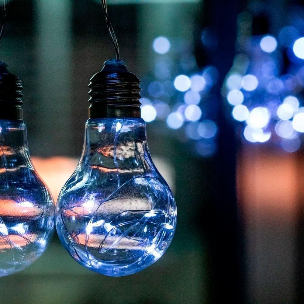 Fio De Fada Com 10 Lampadas De Led Pisca Usb E Pilha Cores Branco Frio