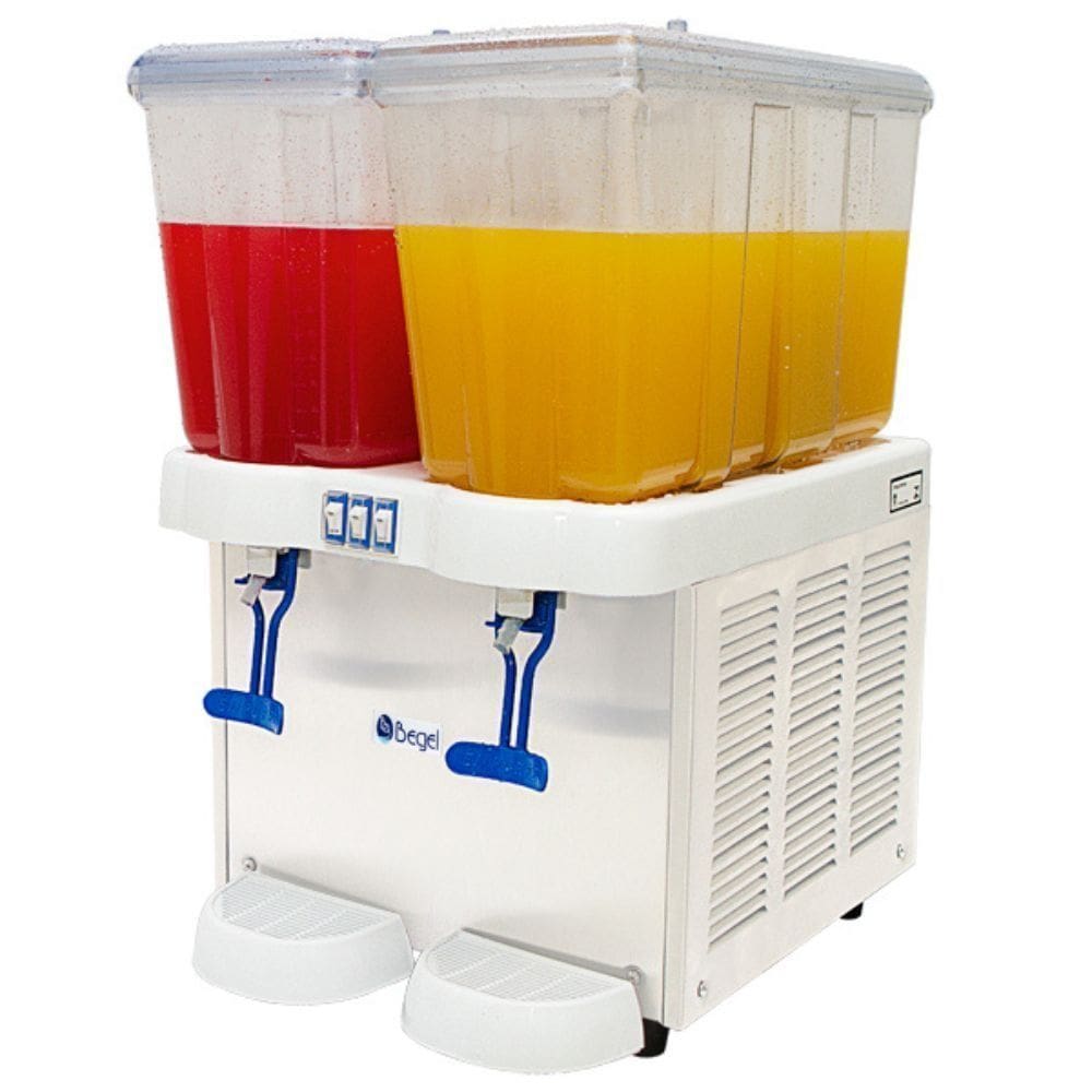 Refresqueira Comercial 32 Litros JPII Plus Branca Eletrozincada Begel 220V