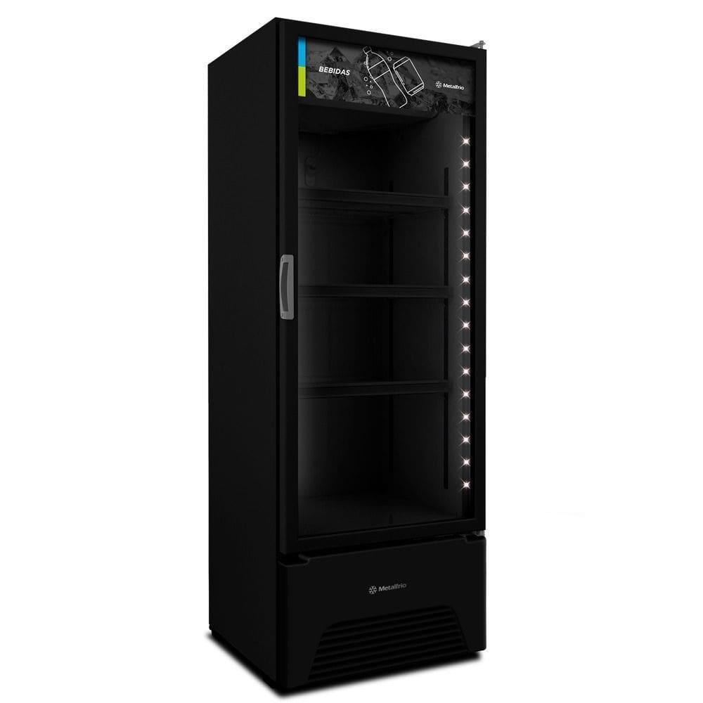 Refrigerador Expositor All Black 403 Litros VB40 Metalfrio 220V