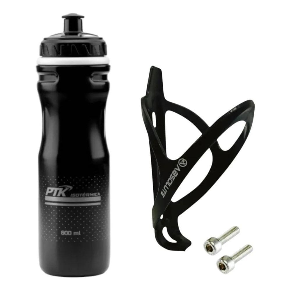 Garrafinha De Agua Caramanhola Para Bike Squeeze Com Suporte