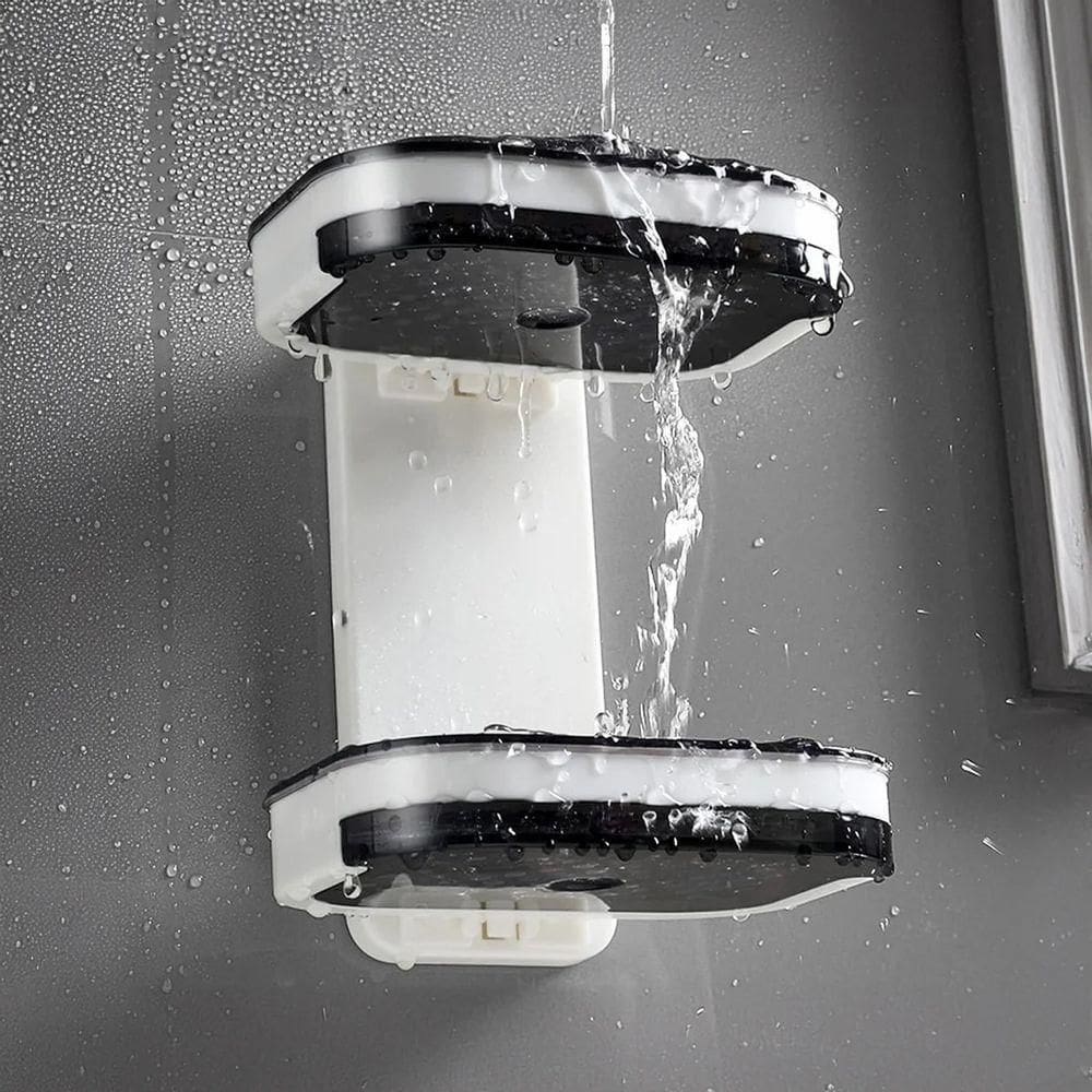 Porta Sabonete Saboneteira Parede Dupla Adesivo Banheiro