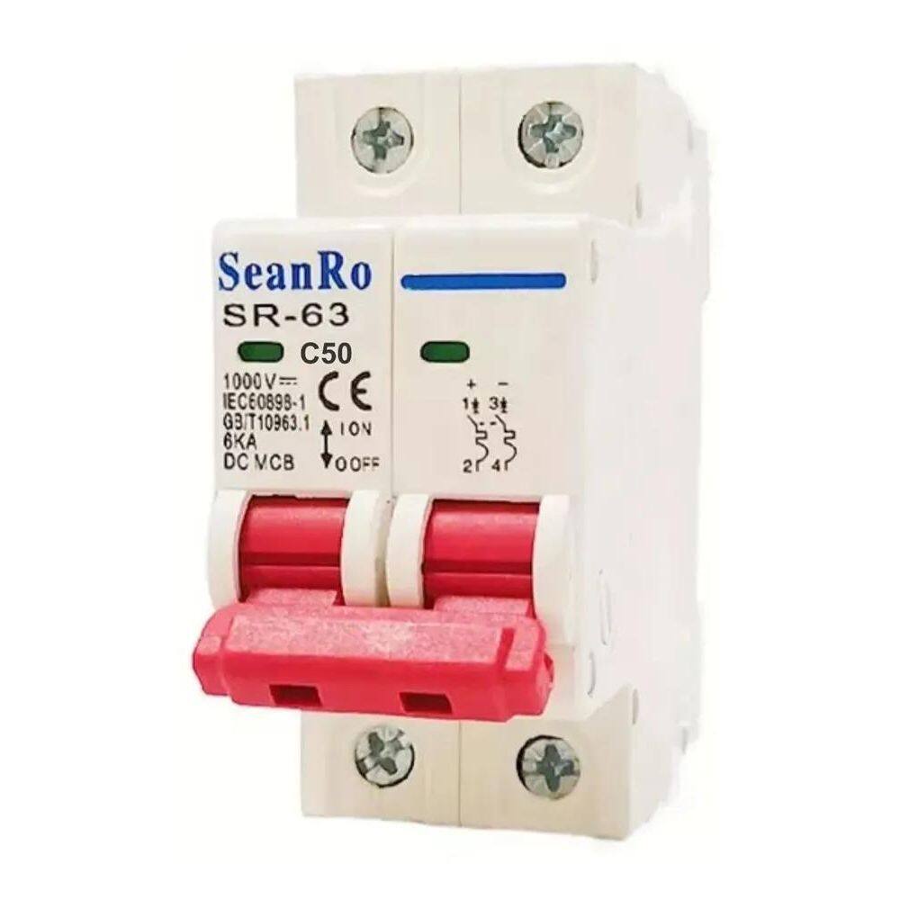 Disjuntor Cc 16A 20A 25A 32A 40A 50A 63A Solar Fotovoltaico