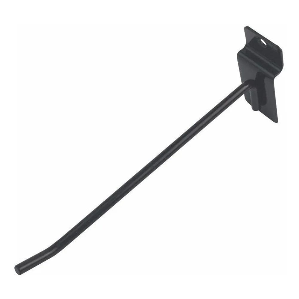 50 Ganchos Para Painel Canaletado De 30Cm Preto