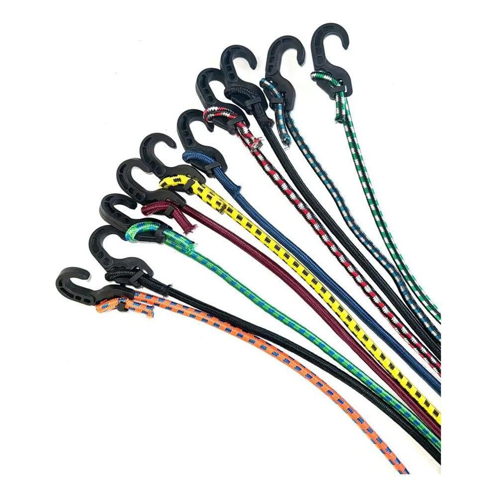 Elástico P Bagageiro Regulável Moto/Bike 10Un 1,5Mt Colorido