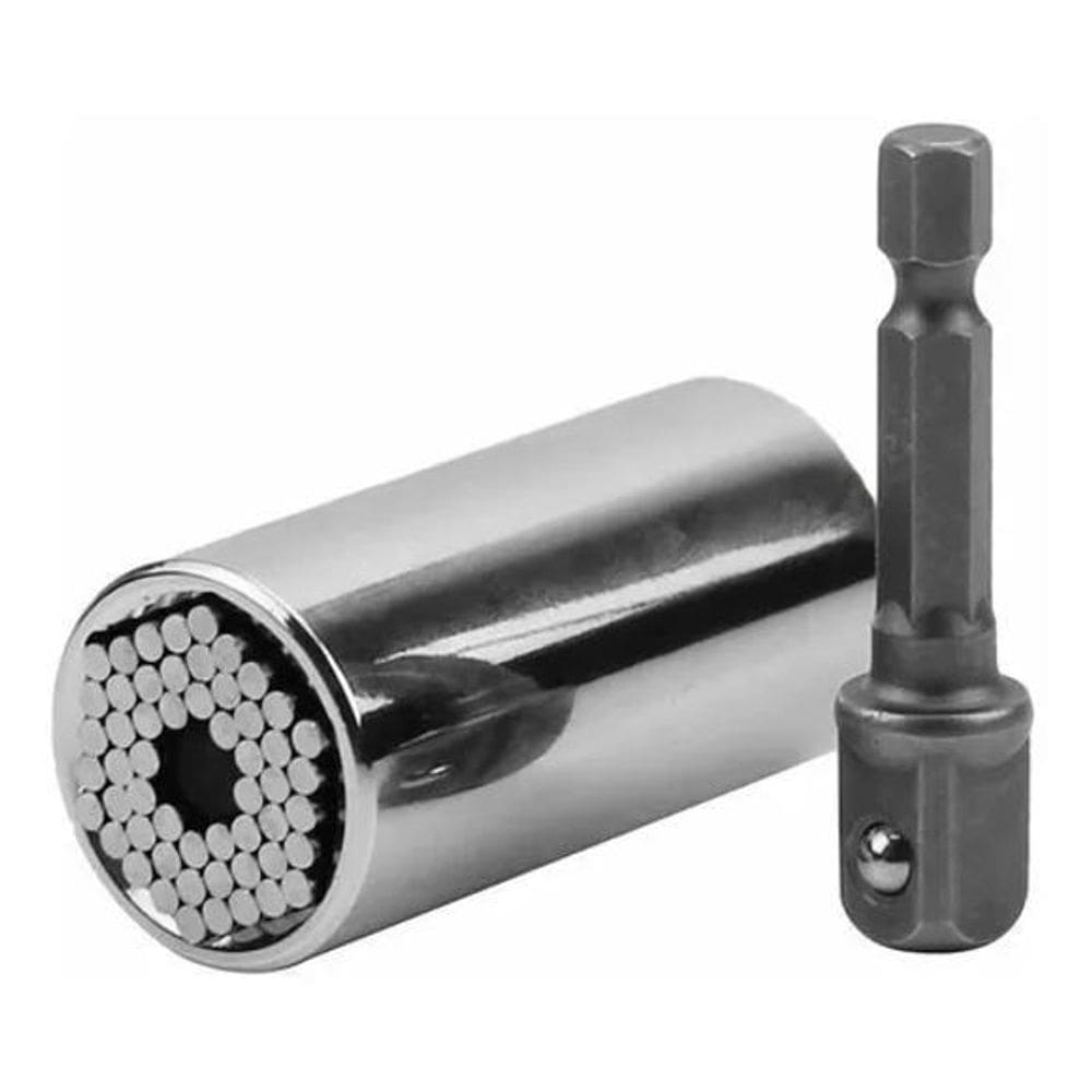 Chave Soquete De Boca Universal 7Mm A 19Mm C/Adaptador
