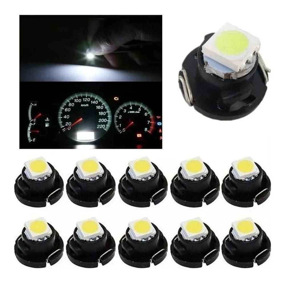 Kit 10 Lampada T4.7 12Mm Painel Led Branca