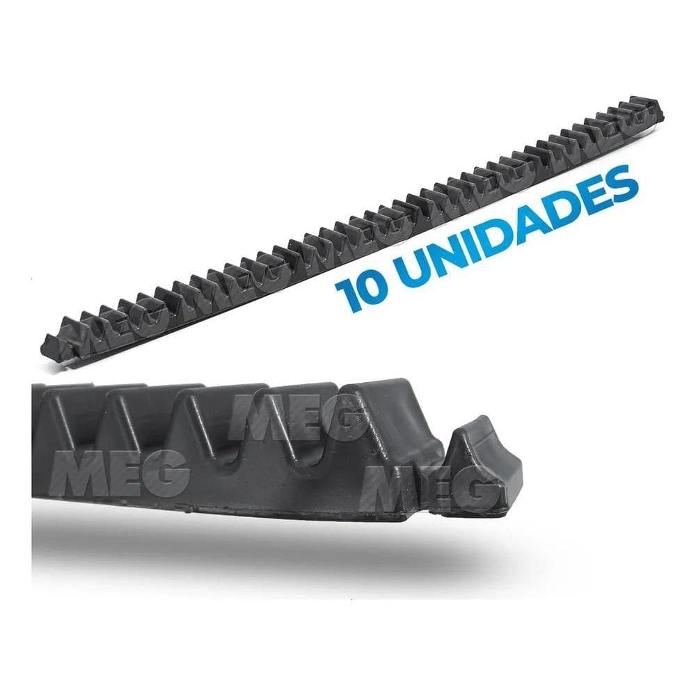 Kit 10 Gomos Cremalheira 30Cm Para Motor Portão Ppa  C