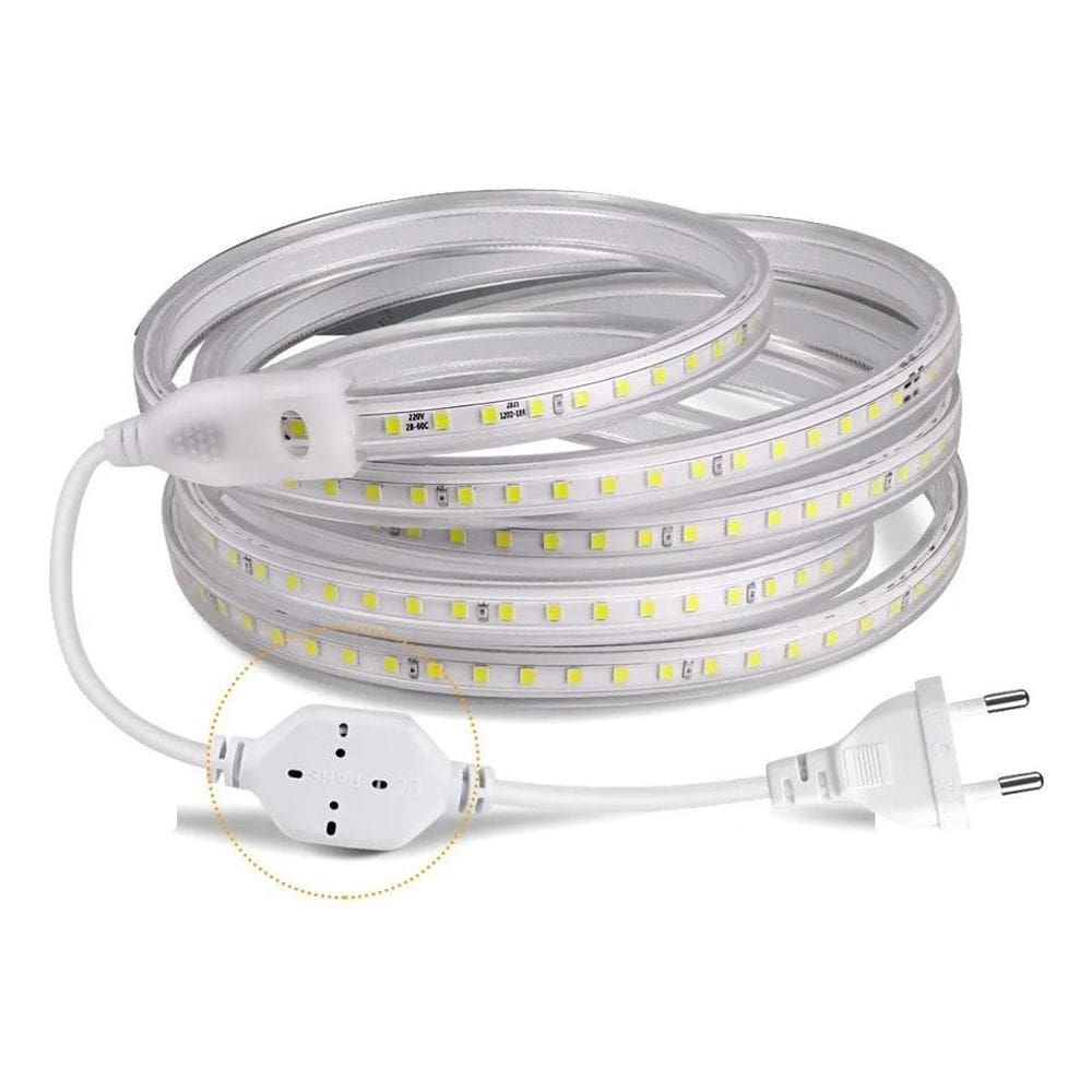 6M Fita Led 110V Branco Frio 6000K