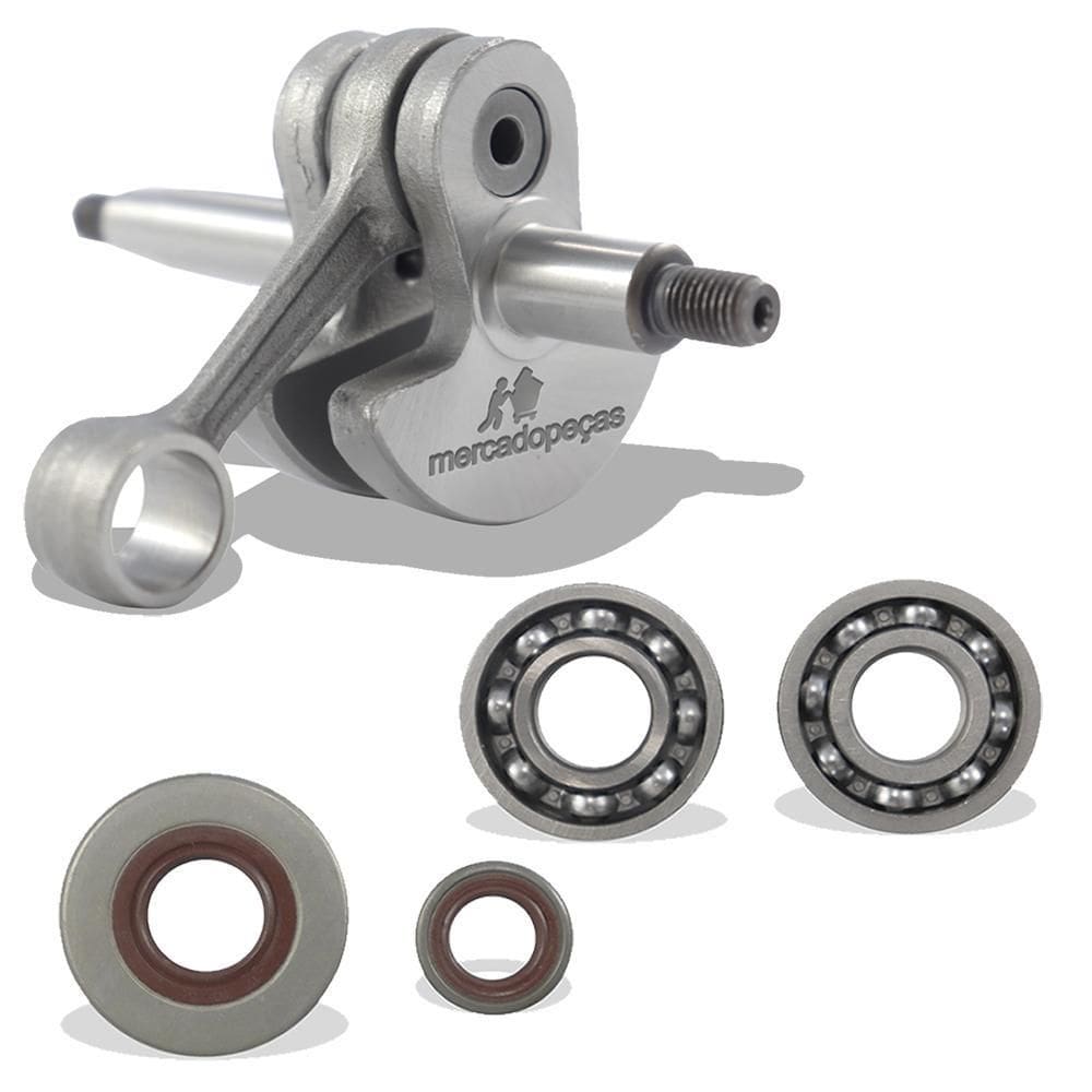 Virabrequim Rolamentos Rententores Roçadeira Stihl Fs160