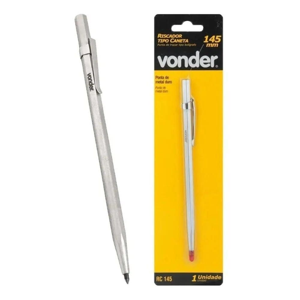 Riscador Tipo Caneta Ponta Metal Duro Videa 145Mm Vonder